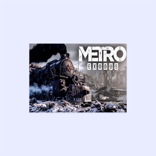 پوستر هومرو مدل فلزی طرح Metro کد PS601