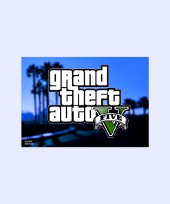 پوستر هومرو مدل فلزی طرح GTA کد PS533