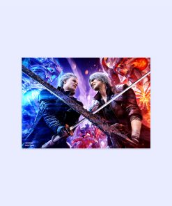 پوستر هومرو مدل فلزی طرح بازی Devil May Cry کد PS316