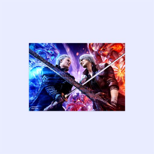 پوستر هومرو مدل فلزی طرح بازی Devil May Cry کد PS316