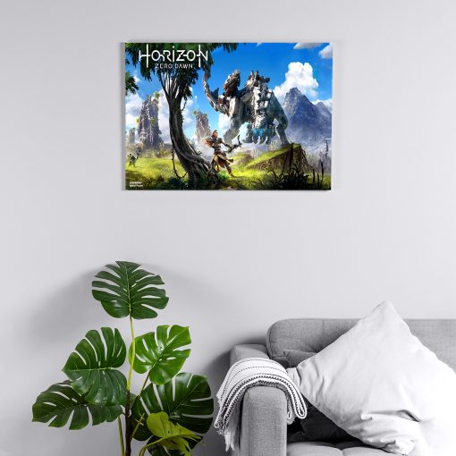 پوستر هومرو مدل فلزی طرح Horizon Zero Down کد PS581