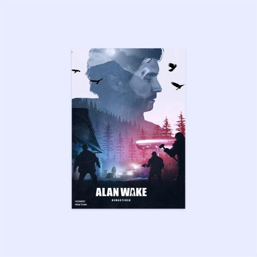 پوستر هومرو مدل فلزی طرح بازی Alan Wake کد PS811