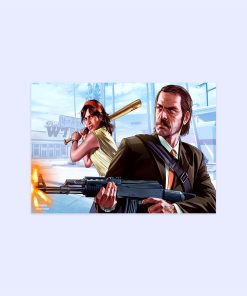 پوستر هومرو مدل فلزی طرح GTA کد PS523