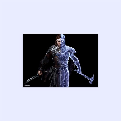 پوستر هومرو مدل فلزی طرح Shadow of War کد PS732