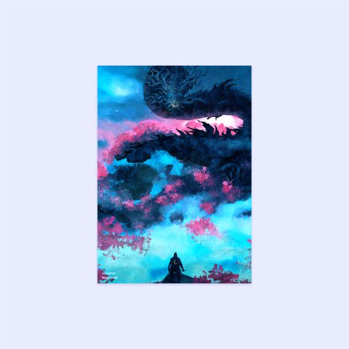 پوستر هومرو مدل فلزی طرح Sekiro کد PS978
