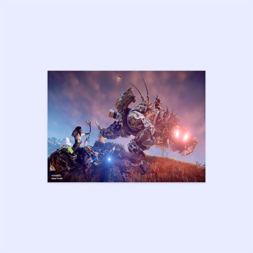 پوستر هومرو مدل فلزی طرح Horizon Zero Down کد PS586