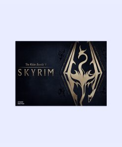 پوستر هومرو مدل فلزی طرح Skyrim کد PS747