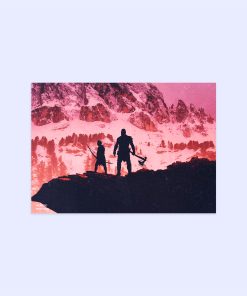 پوستر هومرو مدل فلزی طرح God of War کد PS484