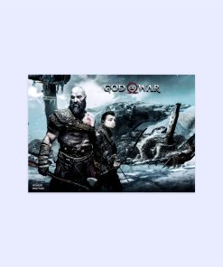 پوستر هومرو مدل فلزی طرح God of War کد PS489