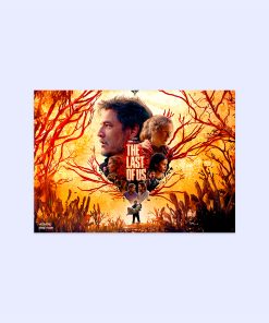 پوستر هومرو مدل فلزی طرح The last of us  کد PS760
