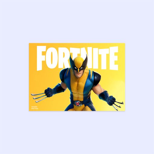 پوستر هومرو مدل فلزی طرح Fortnite کد PS462