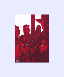 پوستر هومرو مدل فلزی طرح Red Dead Redemption کد PS704