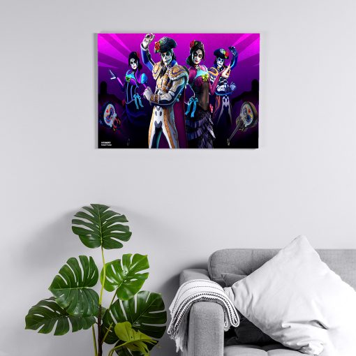 پوستر هومرو مدل فلزی طرح Fortnite کد PS463