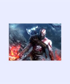 پوستر هومرو مدل فلزی طرح God of War کد PS491