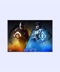 پوستر هومرو مدل فلزی طرح Rainbow six siege کد PS660
