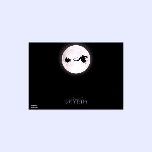 پوستر هومرو مدل فلزی طرح Skyrim کد PS754
