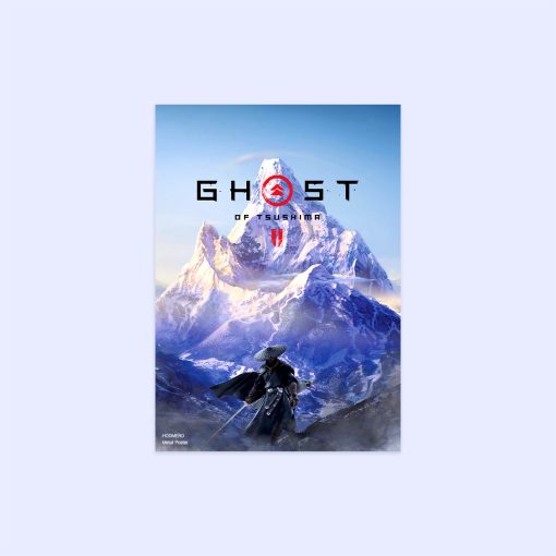 پوستر هومرو مدل فلزی طرح Ghost of tsushima کد PS863