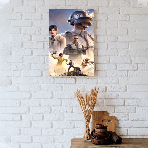پوستر هومرو مدل فلزی طرح پابجی کد PS952