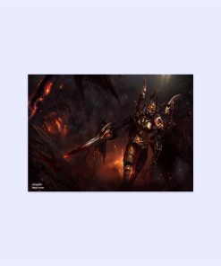 پوستر هومرو مدل فلزی طرح DotA2 کد PS365