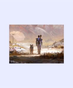 پوستر هومرو مدل فلزی طرح Fallout کد PS410