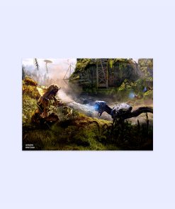 پوستر هومرو مدل فلزی طرح Horizon Zero Down کد PS588