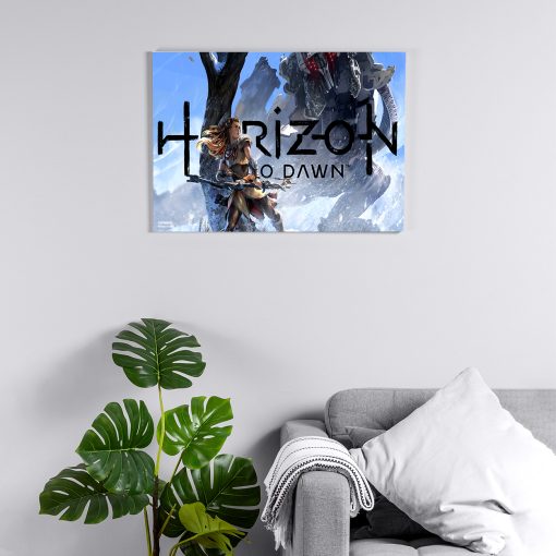 پوستر هومرو مدل فلزی طرح Horizon Zero Down کد PS574