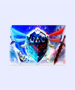 پوستر هومرو مدل فلزی طرح Zelda کد PS804