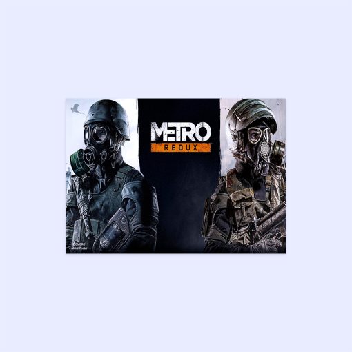 پوستر هومرو مدل فلزی طرح Metro کد PS605