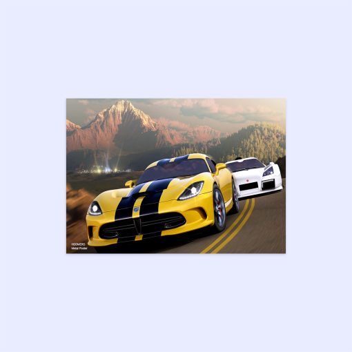 پوستر هومرو مدل فلزی طرح Forza Horizon کد PS479