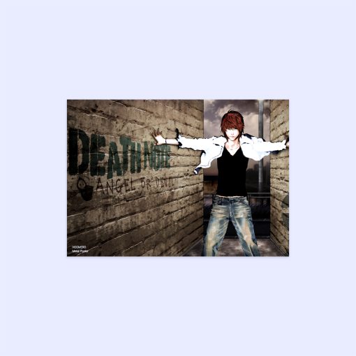 پوستر هومرو مدل فلزی طرح انیمه Death Note کد PS1095