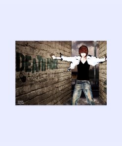پوستر هومرو مدل فلزی طرح انیمه Death Note کد PS1096