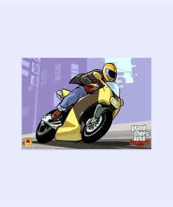 پوستر هومرو مدل فلزی طرح GTA کد PS519
