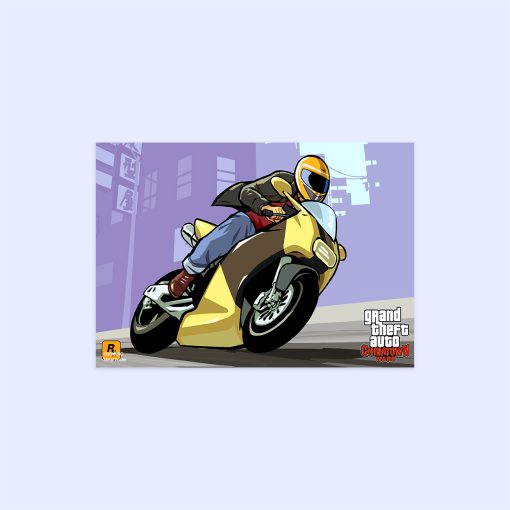 پوستر هومرو مدل فلزی طرح GTA کد PS519