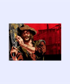 پوستر هومرو مدل فلزی طرح Red Dead Redemption کد PS679