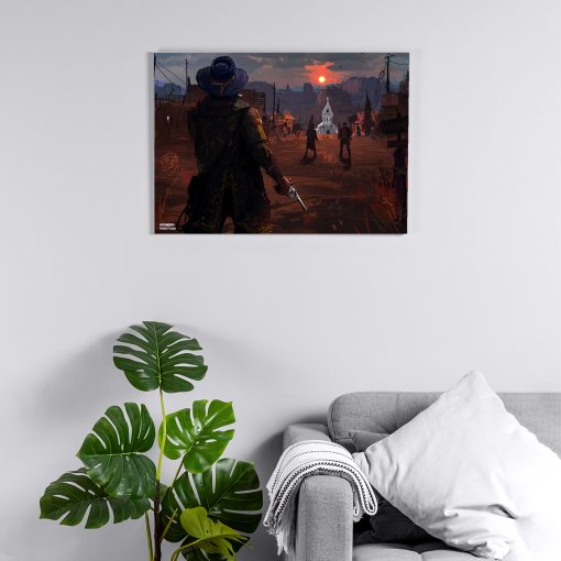 پوستر هومرو مدل فلزی طرح Red Dead Redemption کد PS688