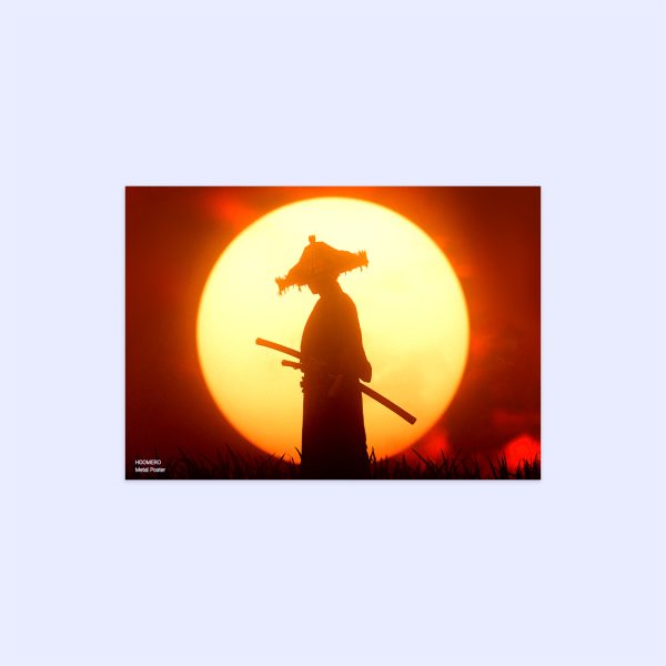 پوستر هومرو مدل فلزی طرح Ghost of tsushima کد PS854