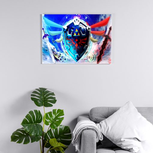 پوستر هومرو مدل فلزی طرح Zelda کد PS804