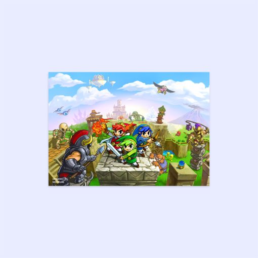پوستر هومرو مدل فلزی طرح Zelda کد PS801