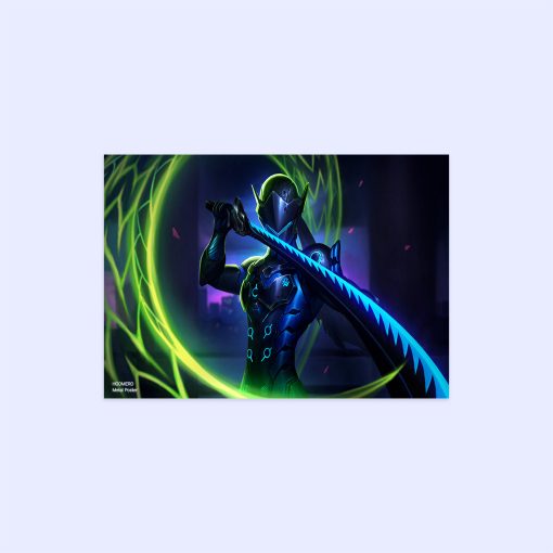 پوستر هومرو مدل فلزی طرح Overwatch  کد PS905