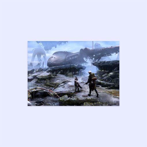 پوستر هومرو مدل فلزی طرح Fallout کد PS413