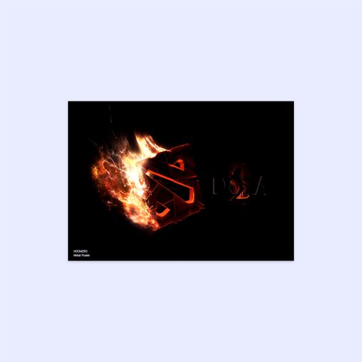 پوستر هومرو مدل فلزی طرح DotA2 کد PS366