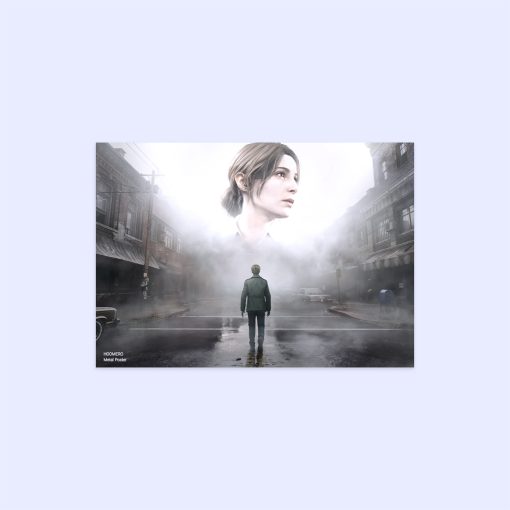 پوستر هومرو مدل فلزی طرح Silent Hill کد PS983