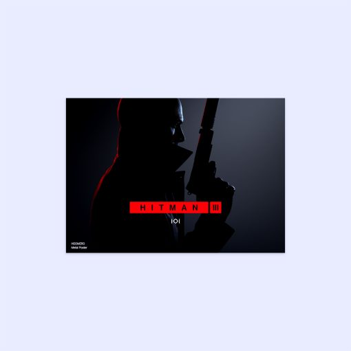 پوستر هومرو مدل فلزی طرح Hitman کد PS573