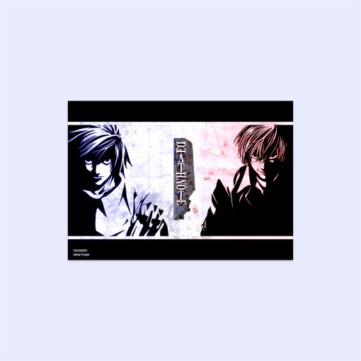 پوستر هومرو مدل فلزی طرح انیمه Death Note کد PS1098