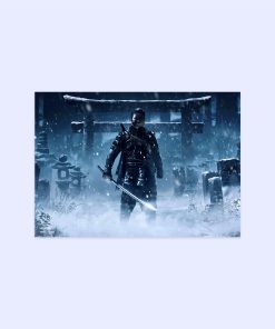 پوستر هومرو مدل فلزی طرح Ghost of tsushima کد PS852