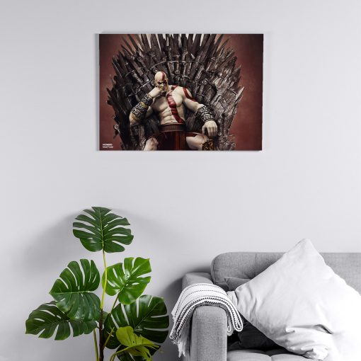 پوستر هومرو مدل فلزی طرح God of War کد PS501