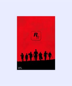 پوستر هومرو مدل فلزی طرح Red Dead Redemption کد PS703