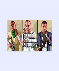 پوستر هومرو مدل فلزی طرح GTA کد PS538