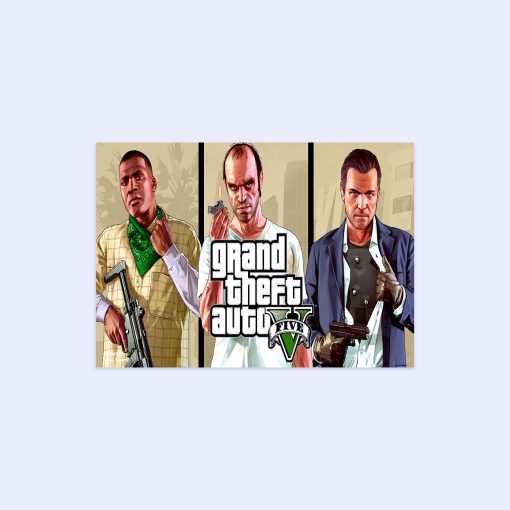 پوستر هومرو مدل فلزی طرح GTA کد PS538