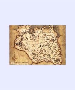 پوستر هومرو مدل فلزی طرح Skyrim کد PS756